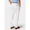 Fit Trousers Brook Taverner Tailored Fit Ribblesdale White Cotton Stretch Chinos £45.00