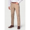 Jeans Brook Taverner Tailored Fit Brunswick Sand Cotton Stretch Chinos Jean £40.00