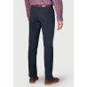 Jeans Brook Taverner Tailored Fit Brunswick Navy Cotton Stretch Chinos Jean £40.00