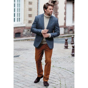 Moleskin Trousers Brook Taverner Regular Fit Kerswell Ginger Cotton Moleskin Trouser £62.00