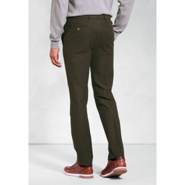 Moleskin Trousers Brook Taverner Regular Fit Kerswell Olive Cotton Moleskin Trouser £62.00