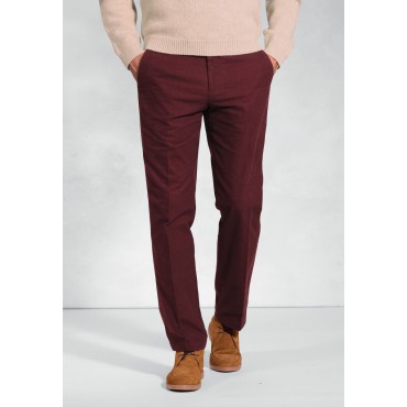 Moleskin Trousers Brook Taverner Regular Fit Kerswell Berry Cotton Moleskin Trouser £62.00