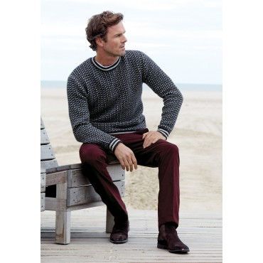 Moleskin Trousers Brook Taverner Regular Fit Kerswell Berry Cotton Moleskin Trouser £62.00