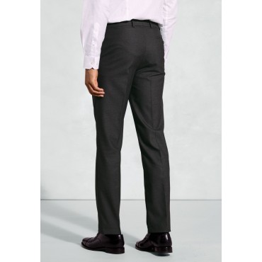 Fit Trousers Brook Taverner Tailored Fit Monaco Charcoal Trouser £36.00