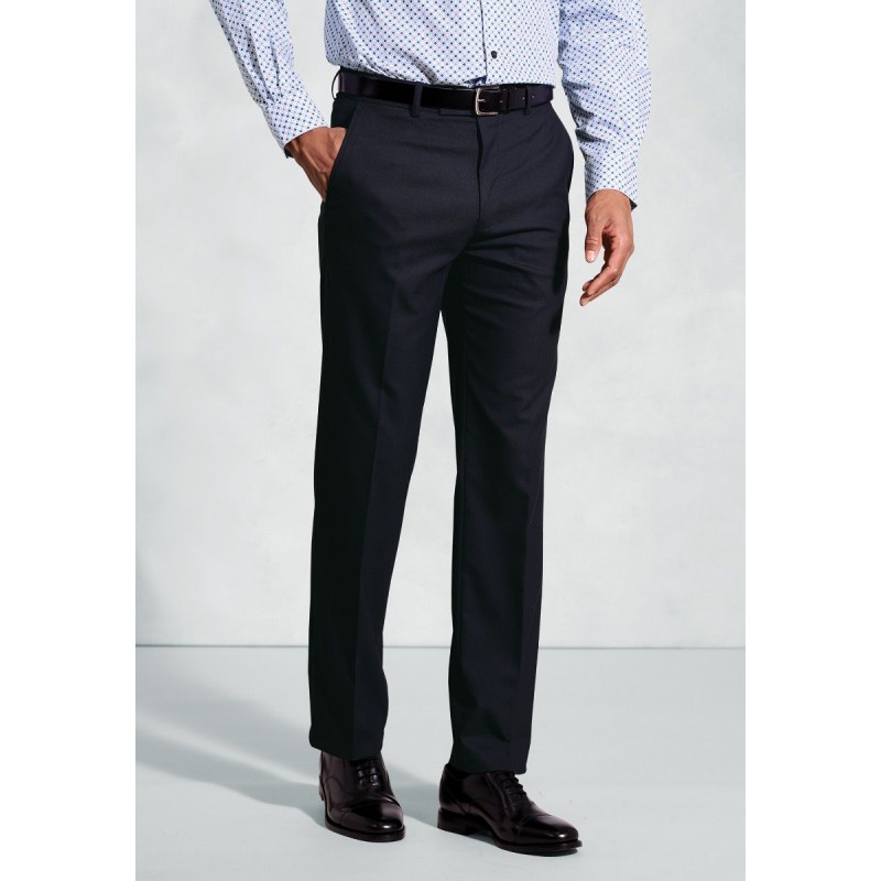 Fit Trousers Brook Taverner Tailored Fit Monaco Navy Trouser £36.00