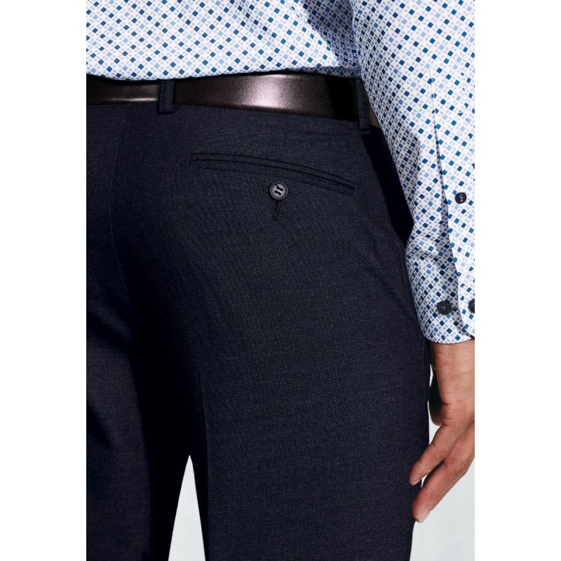 Fit Trousers Brook Taverner Tailored Fit Monaco Navy Trouser £36.00