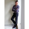 Fit Trousers Brook Taverner Tailored Fit Monaco Navy Trouser £36.00