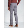 Fit Trousers Brook Taverner Regular Fit Denver Grey Cotton Stretch Chinos £40.00