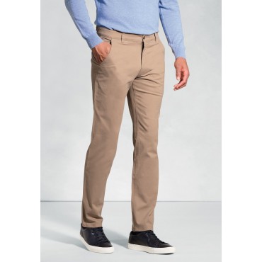 Fit Trousers Brook Taverner Regular Fit Denver Sand Cotton Stretch Chinos £40.00