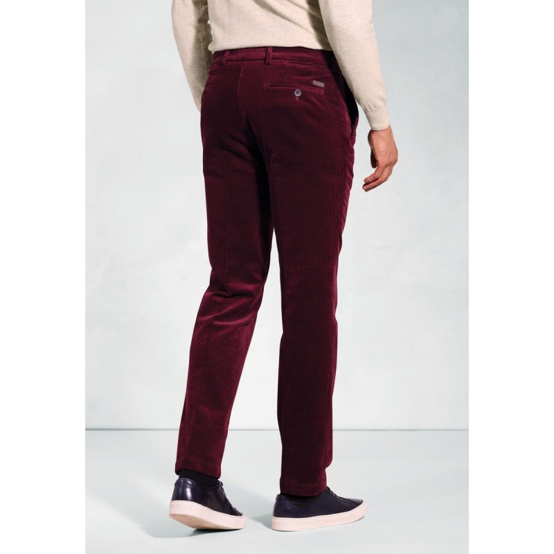 Corduroy Trousers Brook Taverner Regular Fit Ellroy Cherry Corduroy Trouser £54.00