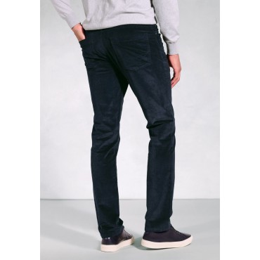 Corduroy Trousers Brook Taverner Tailored Fit Cunningham Navy SupimaR Corduroy Jeans £62.00