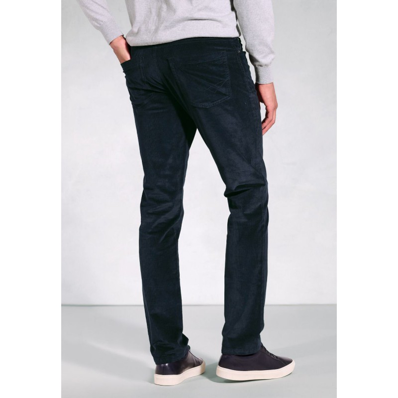 Corduroy Trousers Brook Taverner Tailored Fit Cunningham Navy SupimaR Corduroy Jeans £62.00