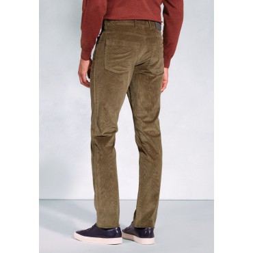 Corduroy Trousers Brook Taverner Tailored Fit Cunningham Sand SupimaR Corduroy Jeans £62.00