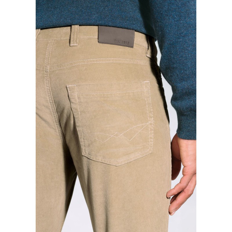 Corduroy Trousers Brook Taverner Tailored Fit Cunningham Stone SupimaR Corduroy Jeans £62.00