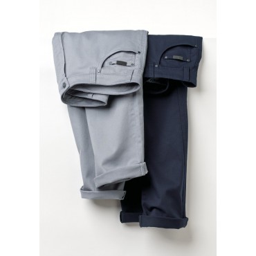 Fit Trousers Brook Taverner Regular And Tailored Fit Roddick Light Grey Twill Cotton Stretch Jeans £45.00