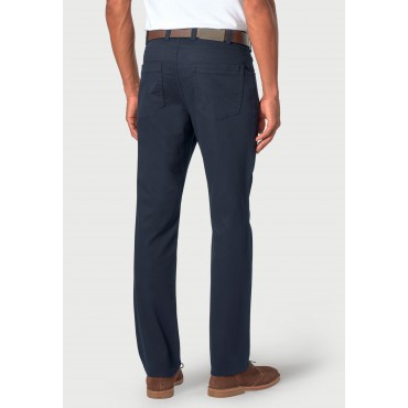 Fit Trousers Brook Taverner Regular And Tailored Fit Roddick Navy Twill Cotton Stretch Jeans £45.00