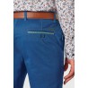 Fit Trousers Brook Taverner Tailored Fit Perry Blue Fine Twill Stretch Cotton Trouser £45.00