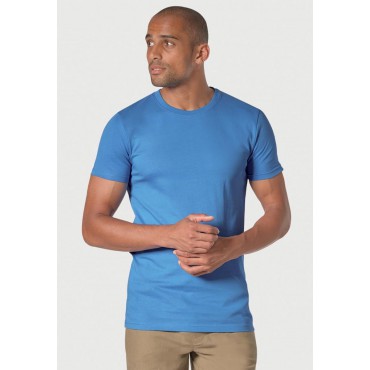 T-Shirts Brook Taverner Hawkes Sea Blue Pure Cotton Jersey T-Shirt £22.00