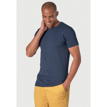 T-Shirts Brook Taverner Hawkes Navy Pure Cotton Jersey T-Shirt £22.00