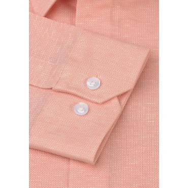 Business Casual Shirts Brook Taverner Tailored Fit Apricot Knitted Shirt £45.00