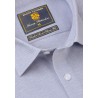 Business Casual Shirts Brook Taverner Regular Fit Blue Knitted Shirt £45.00