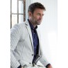 Shirts Brook Taverner Tailored Fit Navy Double Cuff Shirt £45.00