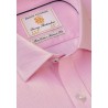 Shirts Brook Taverner Tailored Fit Pink Double Cuff Shirt £45.00