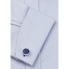 Shirts Brook Taverner Tailored Fit Sky Blue Double Cuff Shirt £45.00