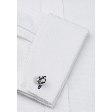 Shirts Brook Taverner Tailored Fit White Double Cuff Shirt £45.00