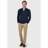 Cardigans Brook Taverner Columbus Navy Zip Through Cardigan £36.00