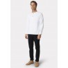 T-Shirts Brook Taverner Holkham White Pure Cotton Long Sleeve Henley T-Shirt £36.00