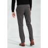 Fit Trousers Brook Taverner Tailored Fit Seychelles Gunmetal Grey Cotton Blend Twill Trouser £54.00