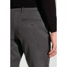 Fit Trousers Brook Taverner Regular Fit Seychelles Gunmetal Grey Cotton Blend Twill Trouser £54.00