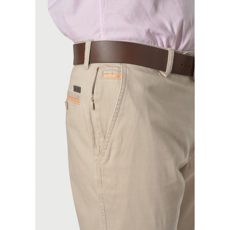 Fit Trousers Brook Taverner Tailored Fit Perry Stone Fine Twill Stretch Cotton Trouser £45.00