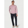 Jumpers Brook Taverner Arnold Dusky Pink Merino Wool Crew Neck Jumper £80.00