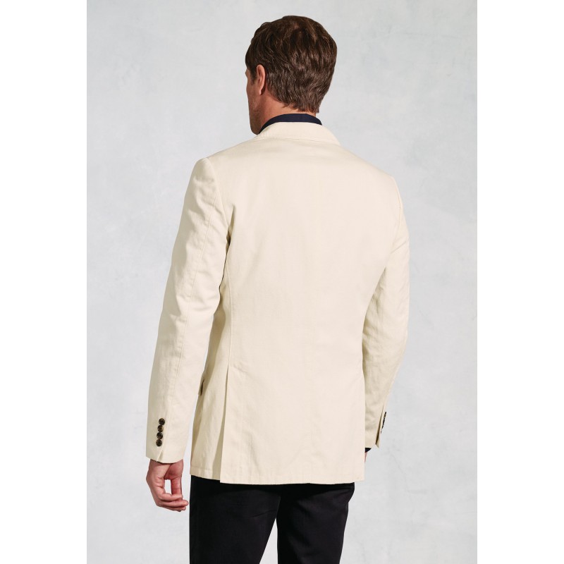 Jackets Brook Taverner Regular Fit Hemsworth Stone Washed Cotton Linen Jacket £107.00