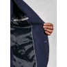 Jackets Brook Taverner Tailored Fit Norton Navy Subtle Puppytooth Jersey Jacket £89.00