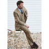 Suit Trousers Brook Taverner Tailored Fit Ribblesdale Olive Check Suit Trouser - British Fabric £111.00