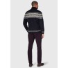 Jumpers Brook Taverner Gautier Navy Fairisle Roll Neck Jumper £71.00