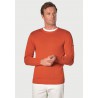 Jumpers Brook Taverner Earby Paprika Cotton Crew Neck Jumper £54.00