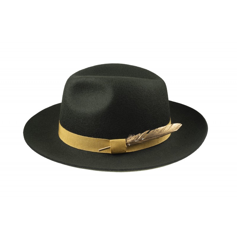 Fedora Hats Christys Hats Ayr Fedora Wool Felt Moss £139.00