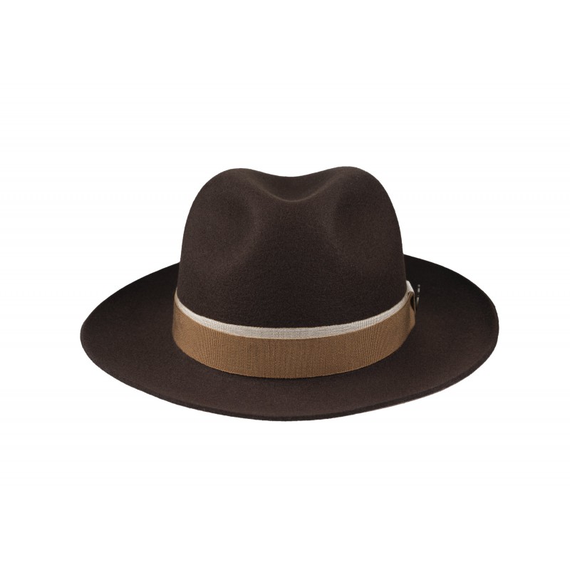 Fedora Hats Christys Hats Lingfield Fedora Wool Felt Brown £139.00