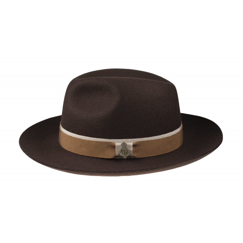 Fedora Hats Christys Hats Lingfield Fedora Wool Felt Brown £139.00