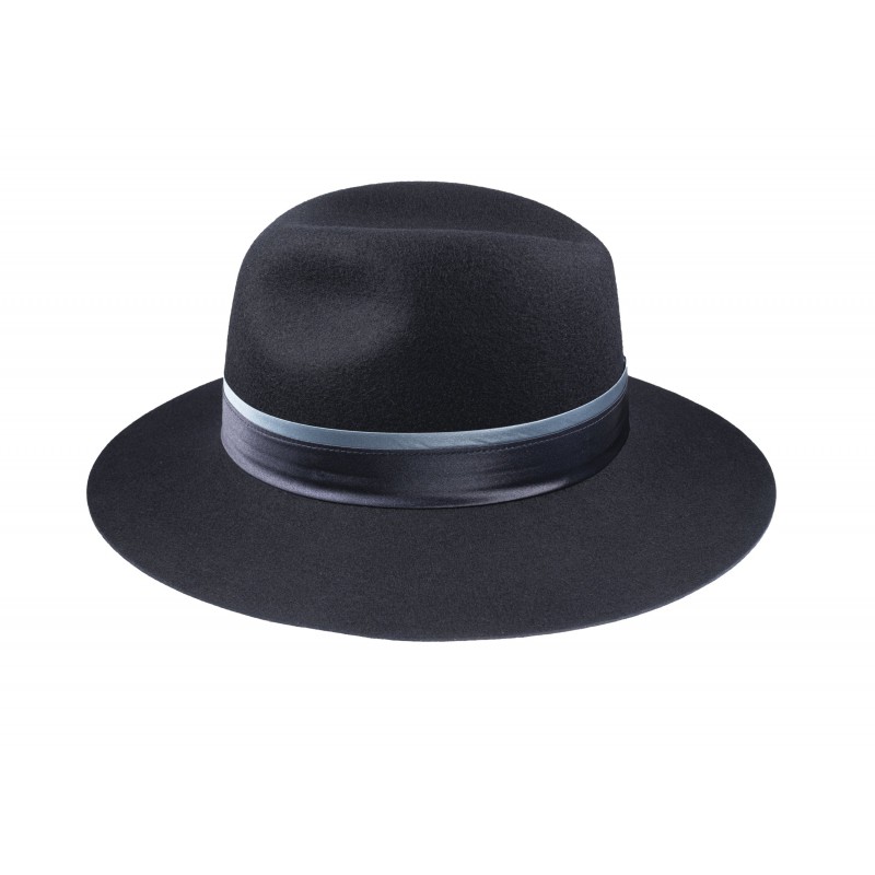 Fedora Hats Christys Hats Fontwell Fedora Wool Felt Navy £139.00