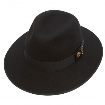 Fedora Hats Christys Hats Widford Wool Felt Fedora-CH-CWF100235BLAC-59 £124.00