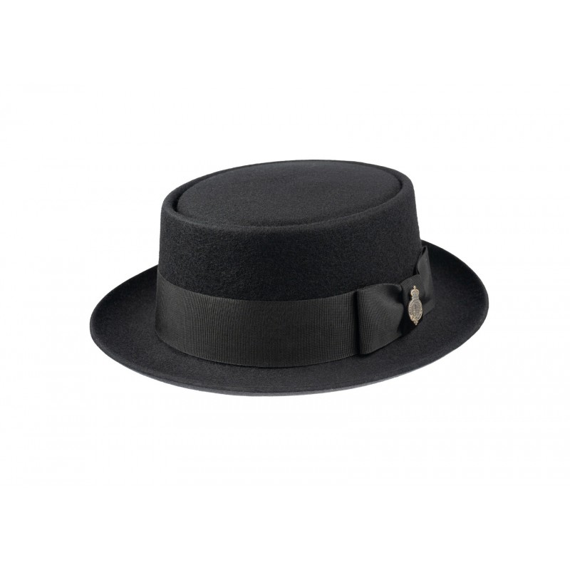 Trilbies & Pork Pies Christys Hats Pork Pie-CH-CWF100078-BLACK-59 £135.00