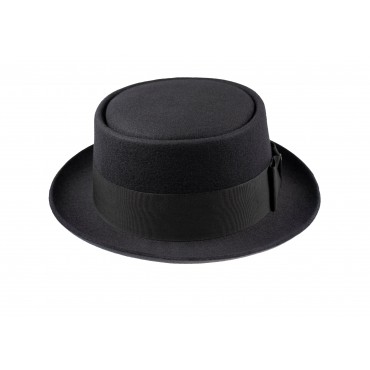 Trilbies & Pork Pies Christys Hats Pork Pie-CH-CWF100078-BLACK-59 £135.00