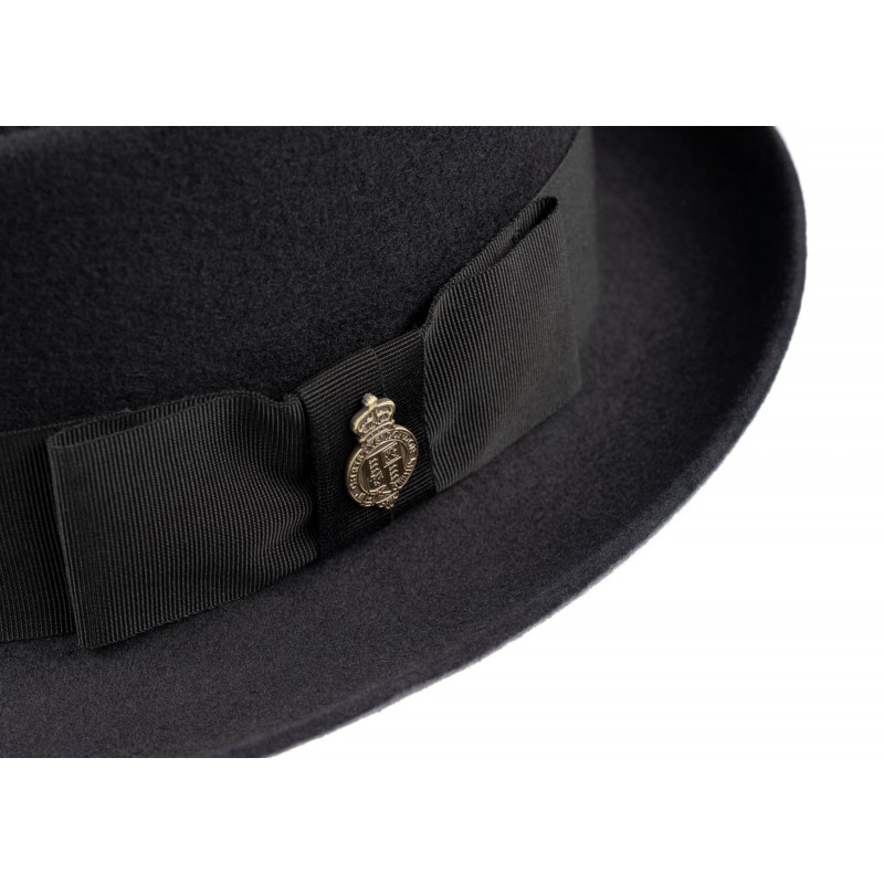 Trilbies & Pork Pies Christys Hats Pork Pie-CH-CWF100078-BLACK-59 £135.00