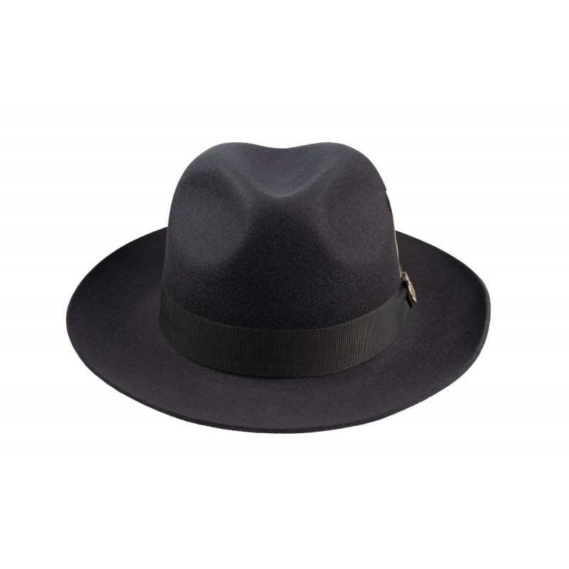 Fedora Hats Christys Hats Grosvenor Wool Felt-CH-CWF100024-BLACK-59 £135.00