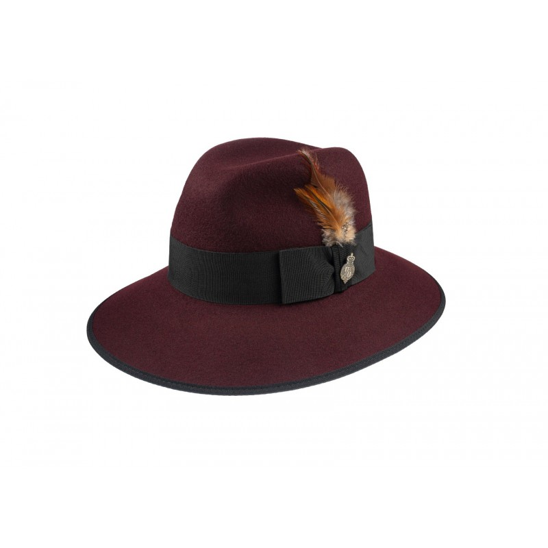 Trilbies & Pork Pies Christys Hats Madison Wool Felt Trilby-CH-CWF100023-BLACK-55 £135.00